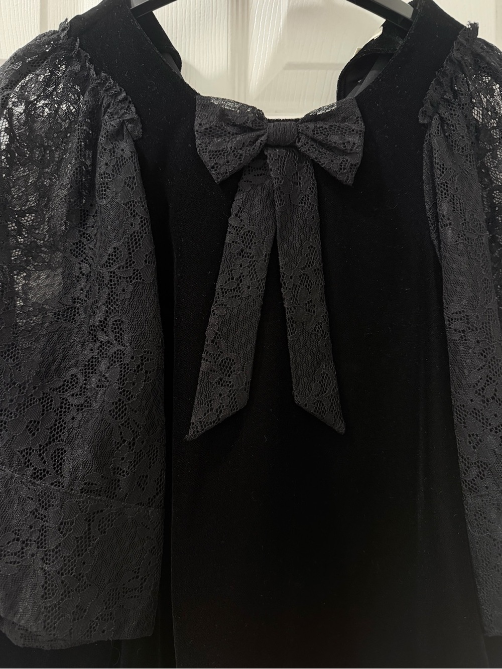 Manoush velvet blouse with a bow